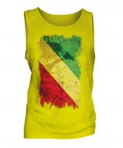 Congo Grunge Flag Mens Vest