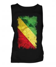 Congo Grunge Flag Mens Vest
