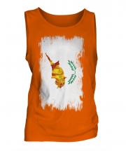 Cyprus Grunge Flag Mens Vest