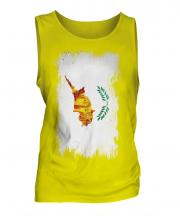 Cyprus Grunge Flag Mens Vest