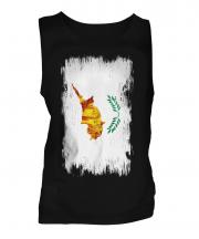 Cyprus Grunge Flag Mens Vest