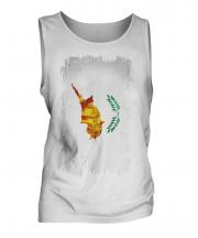 Cyprus Grunge Flag Mens Vest