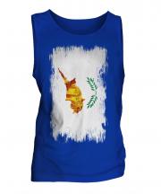 Cyprus Grunge Flag Mens Vest