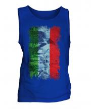 Dagestan Grunge Flag Mens Vest