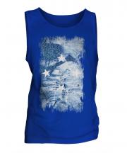 Micronesia Grunge Flag Mens Vest