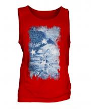 Micronesia Grunge Flag Mens Vest