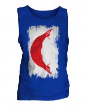 Easter Island Grunge Flag Mens Vest