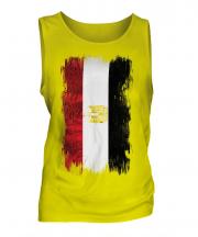 Egypt Grunge Flag Mens Vest
