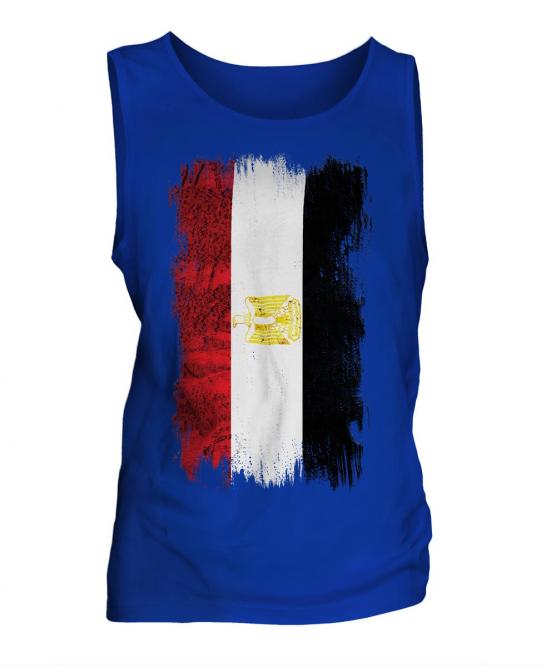Egypt Grunge Flag Mens Vest