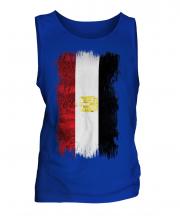 Egypt Grunge Flag Mens Vest