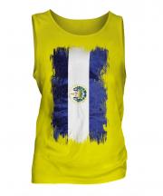 El Salvador Grunge Flag Mens Vest