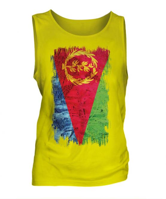 Eritrea Grunge Flag Mens Vest
