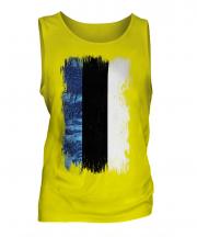 Estonia Grunge Flag Mens Vest