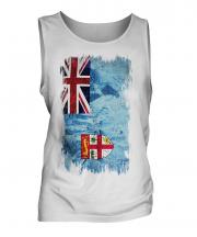 Fiji Grunge Flag Mens Vest