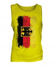 Germany State Grunge Flag Mens Vest