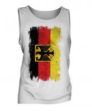Germany State Grunge Flag Mens Vest