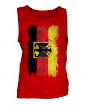 Germany State Grunge Flag Mens Vest