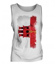 Gibraltar Grunge Flag Mens Vest
