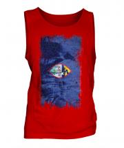 Guam Grunge Flag Mens Vest