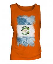 Guatemala Grunge Flag Mens Vest