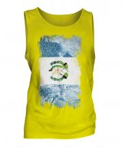 Guatemala Grunge Flag Mens Vest