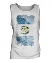 Guatemala Grunge Flag Mens Vest