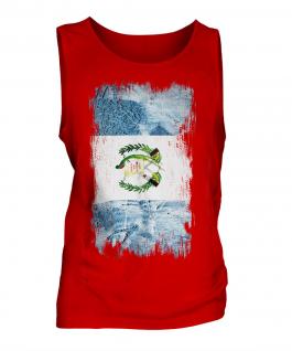Guatemala Grunge Flag Mens Vest