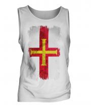 Guernsey Grunge Flag Mens Vest