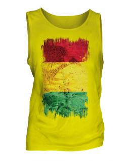 Guinea Grunge Flag Mens Vest