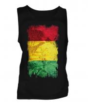 Guinea Grunge Flag Mens Vest
