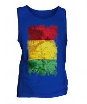Guinea Grunge Flag Mens Vest