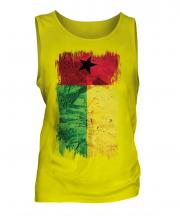 Guinea Bissau Grunge Flag Mens Vest
