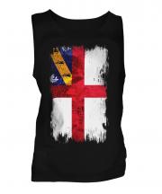 Herm Grunge Flag Mens Vest
