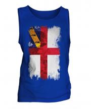 Herm Grunge Flag Mens Vest