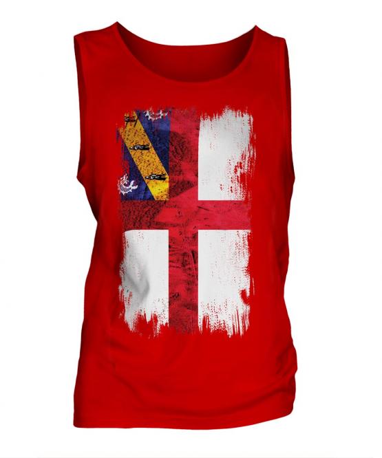 Herm Grunge Flag Mens Vest