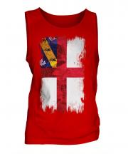 Herm Grunge Flag Mens Vest