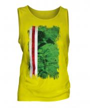 Ichkeria Grunge Flag Mens Vest