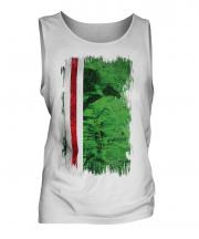 Ichkeria Grunge Flag Mens Vest
