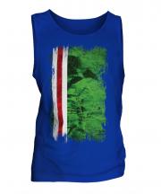 Ichkeria Grunge Flag Mens Vest