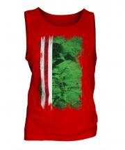 Ichkeria Grunge Flag Mens Vest