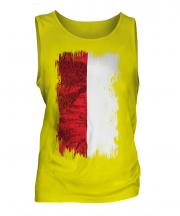Indonesia Grunge Flag Mens Vest