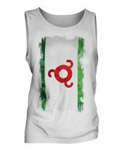Ingushetia Grunge Flag Mens Vest