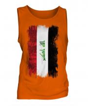 Iraq Grunge Flag Mens Vest