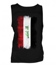 Iraq Grunge Flag Mens Vest