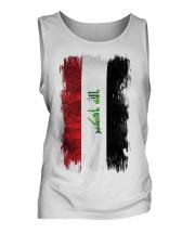 Iraq Grunge Flag Mens Vest