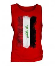 Iraq Grunge Flag Mens Vest