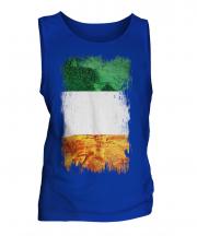Ireland Grunge Flag Mens Vest