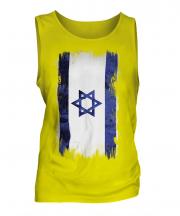 Israel Grunge Flag Mens Vest