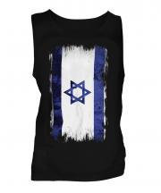 Israel Grunge Flag Mens Vest