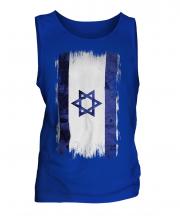Israel Grunge Flag Mens Vest